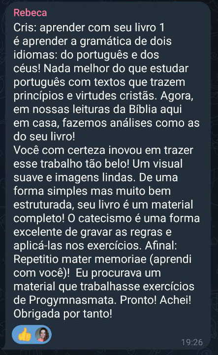 Depoimento de mãe educadora em casa sobre os livros